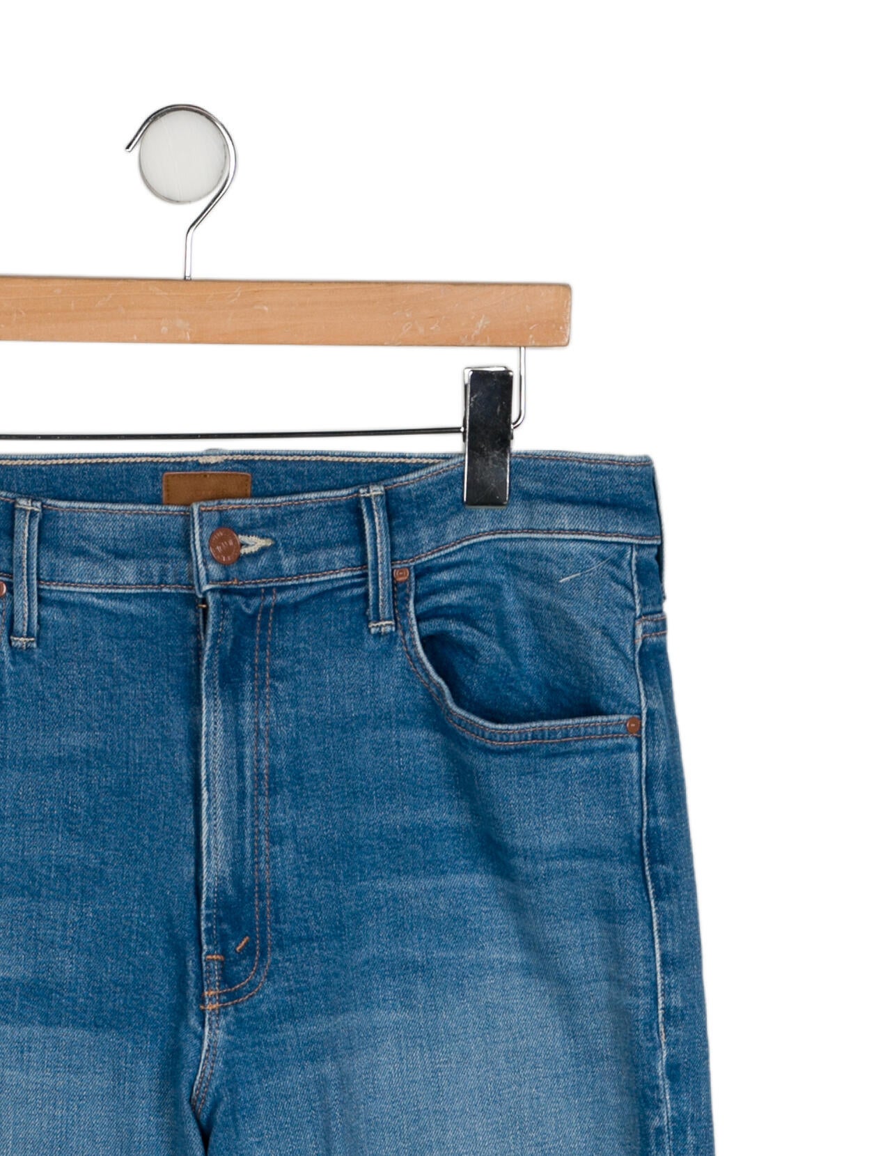 Mother High-Rise Straight Leg Jeans